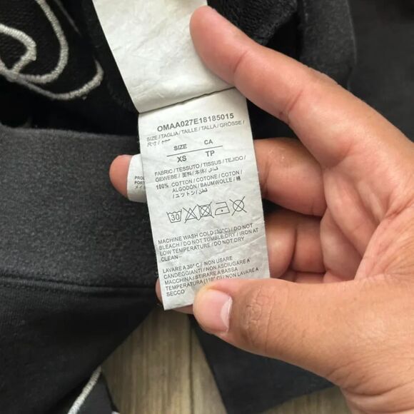 Off-White FW19 Abstract Arrow Pullover Hoodie Size XS - Picture 8 of 9